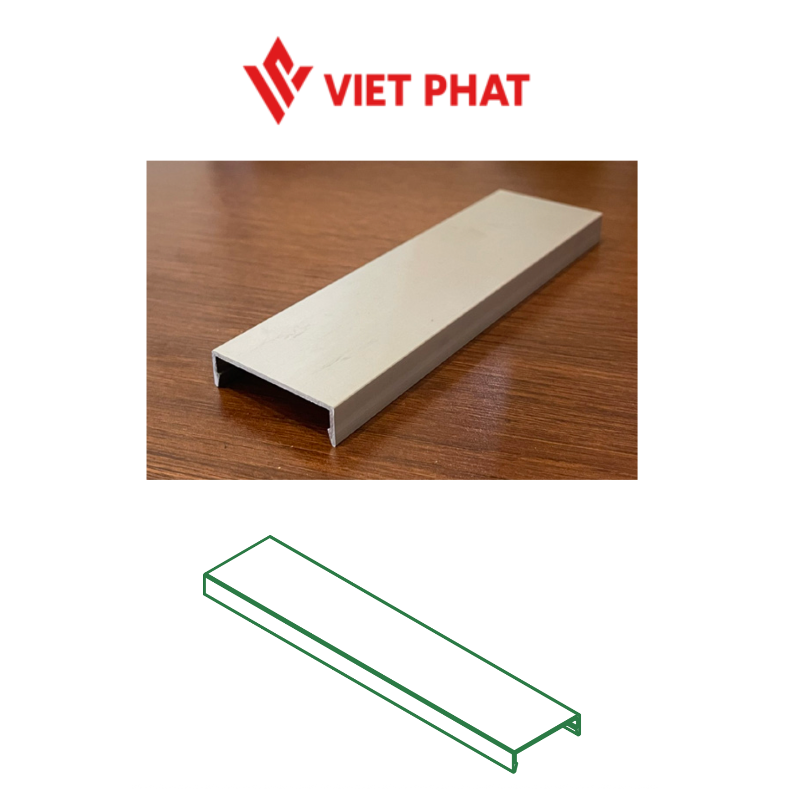 Kẹp giữa hai tấm pin VP.CP1-MC3