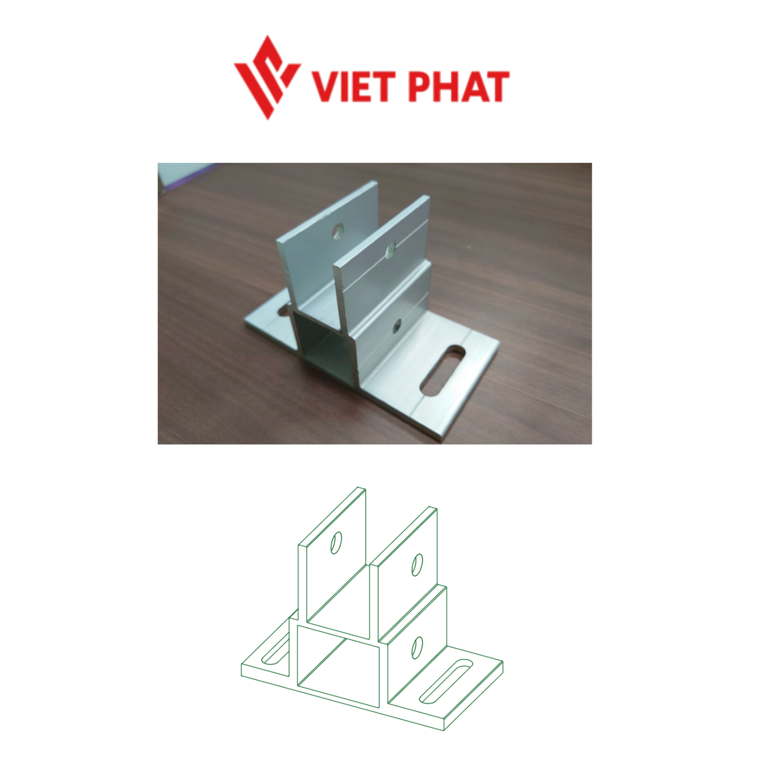 Đế đỡ hệ FR1 VP.FR1-BM5